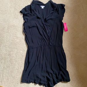 A cute simple black romper from target with tags